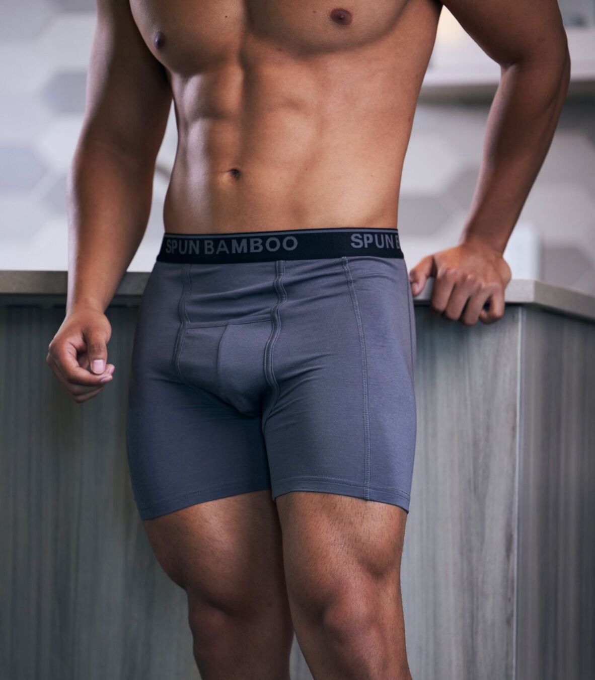 Men's Bamboo Viscose Boxer Briefs Underwear