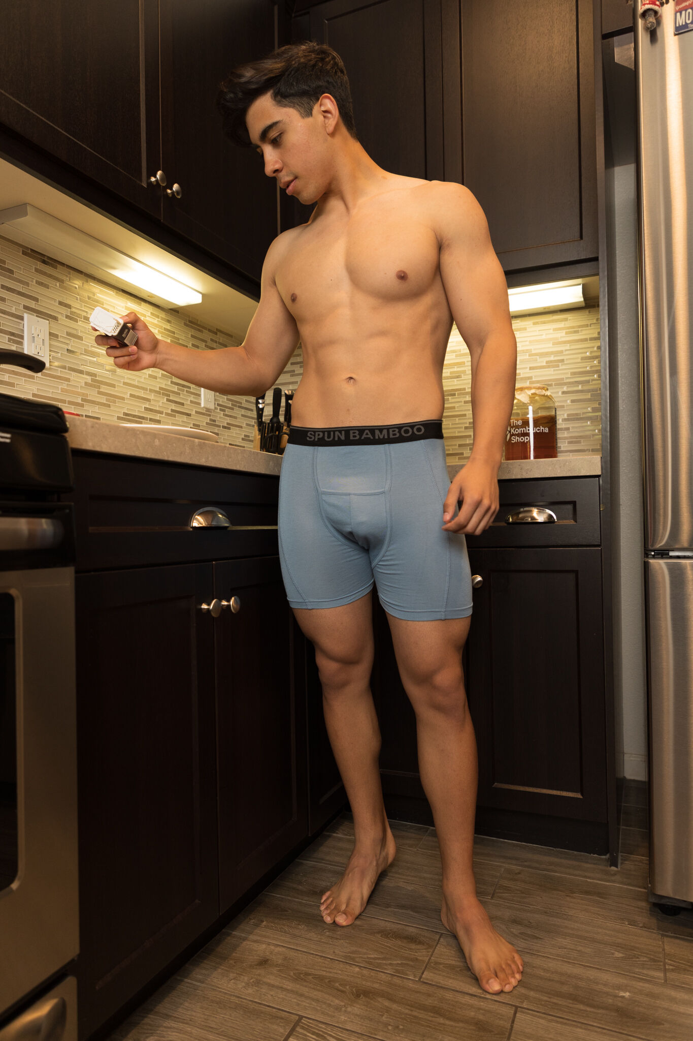 Men's Bamboo Viscose Boxer Briefs Underwear
