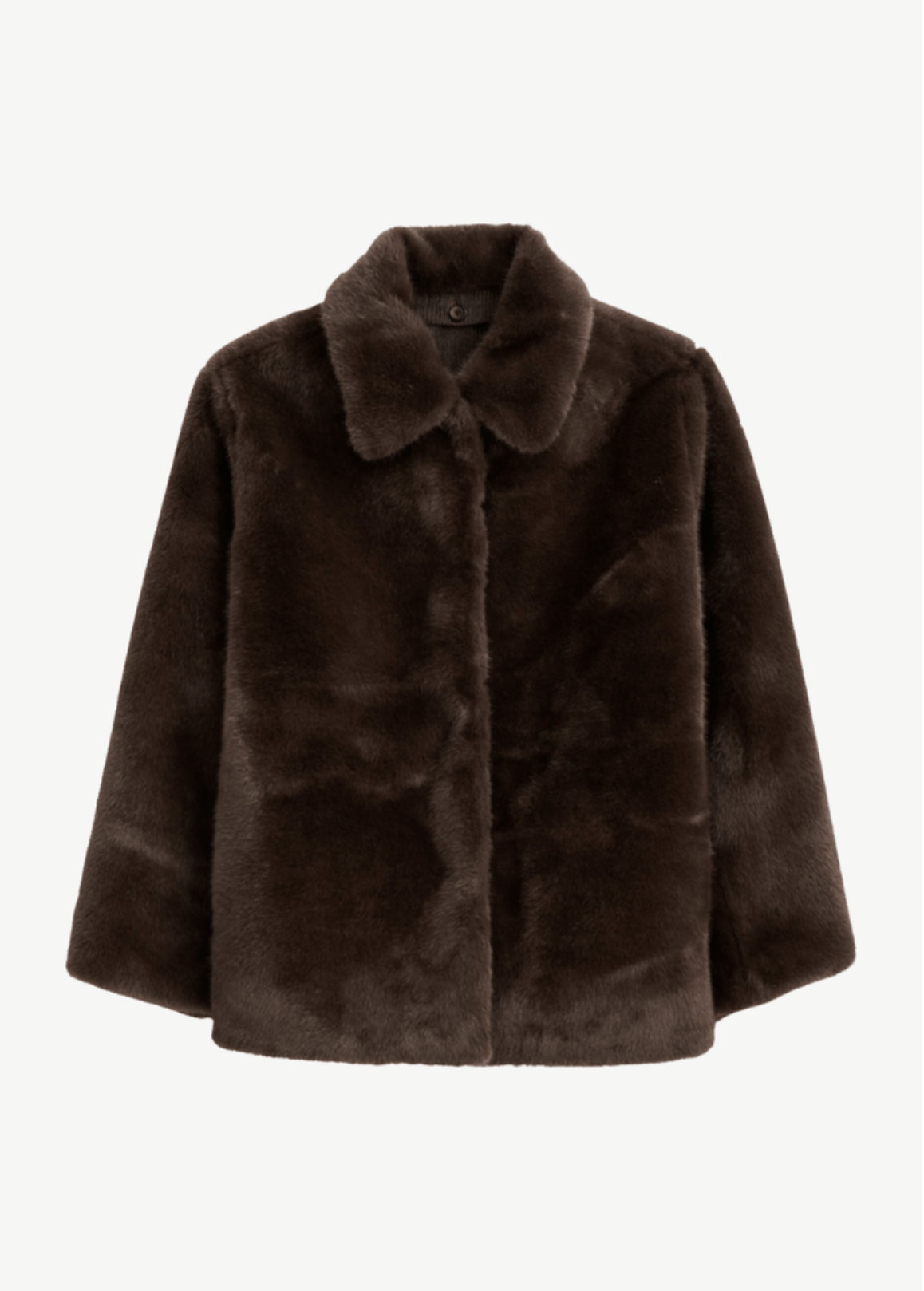 Duane St Jacket in Faux Fur